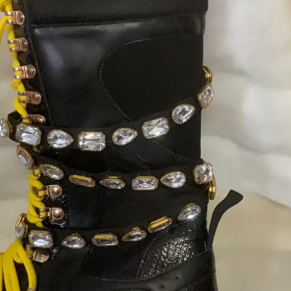 Cape Robbin BLING! Combat Boots - Picture 7 of 10